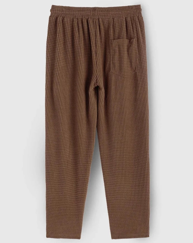 Textured Casual Pants