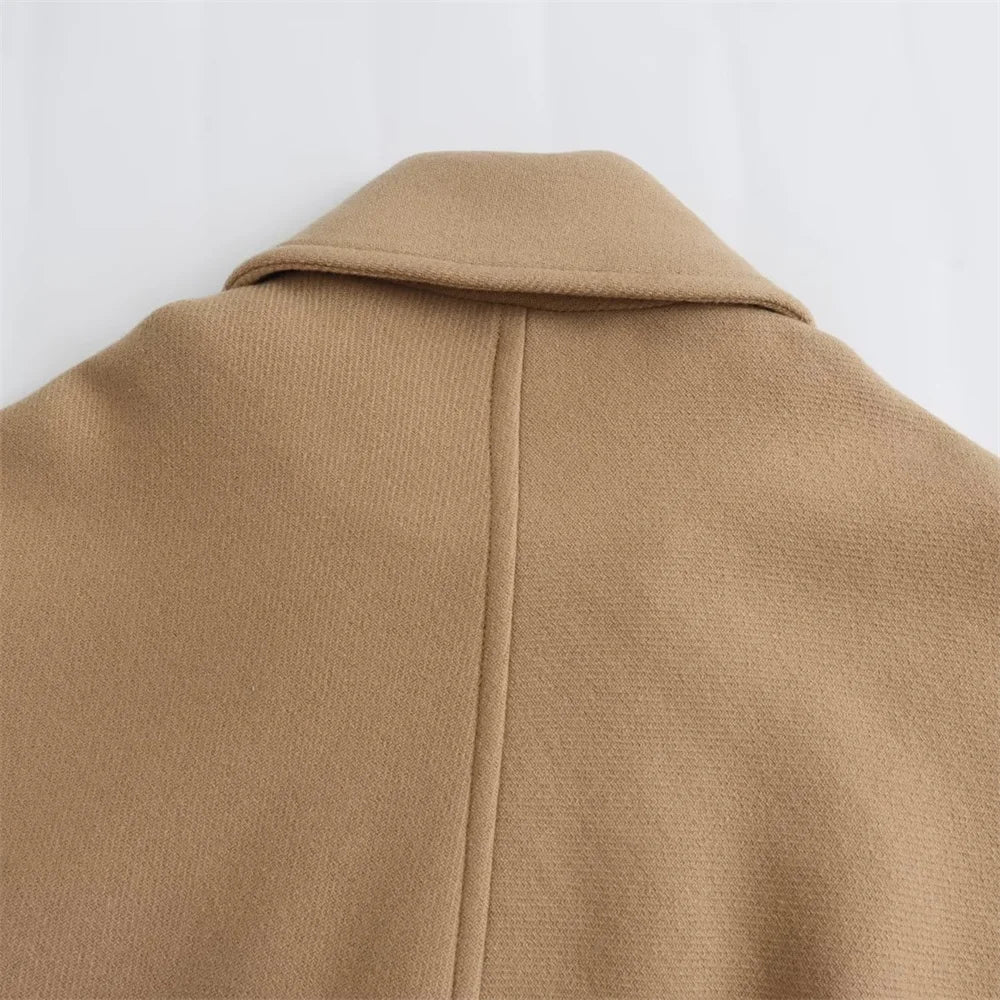 Polo Neck Short Coat