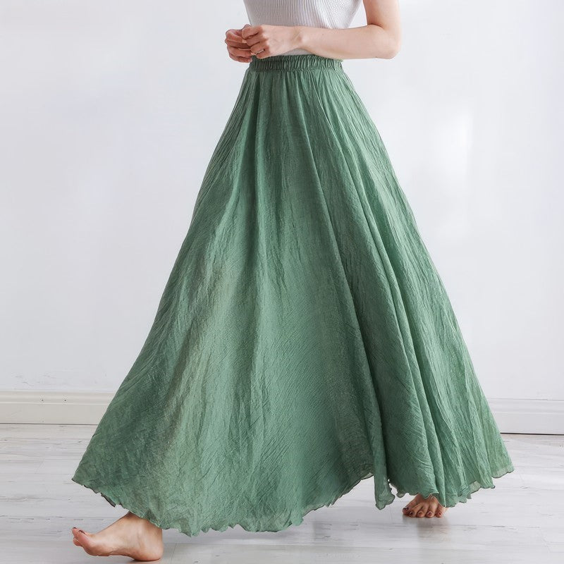 Linen Maxi Skirt